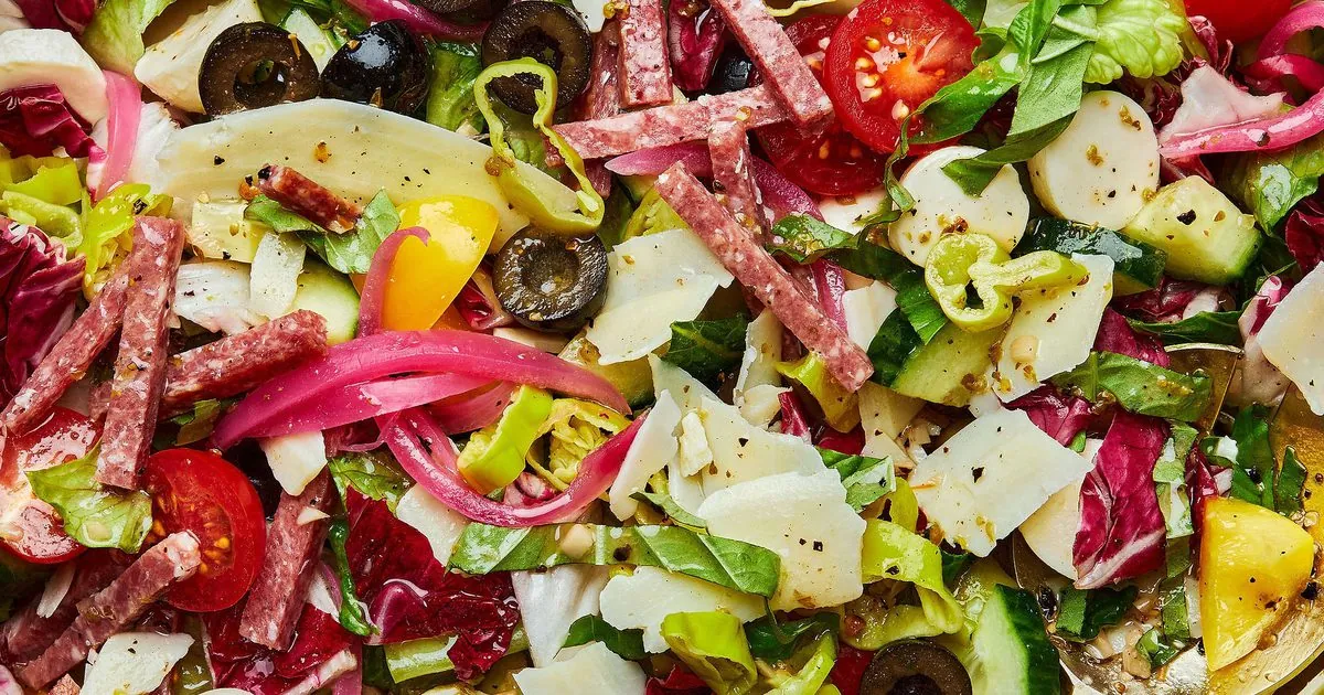 Italian Chopped Salad with capers