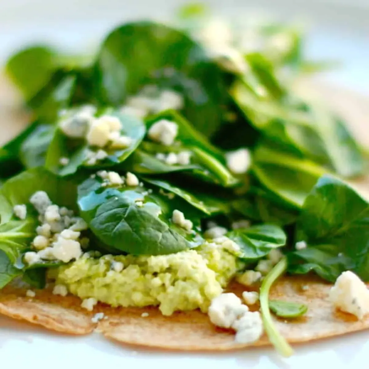 Edamame Hummus Wrap