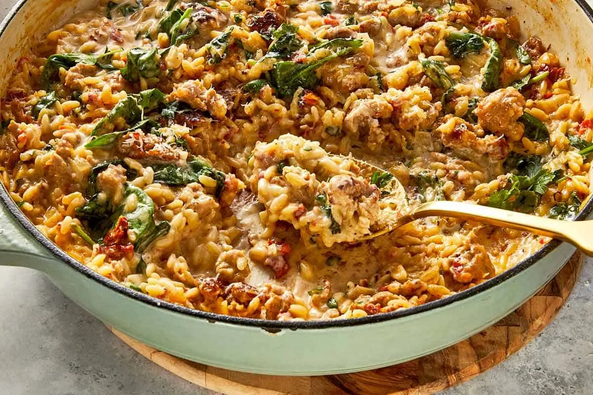 Italian Sausage Orzo