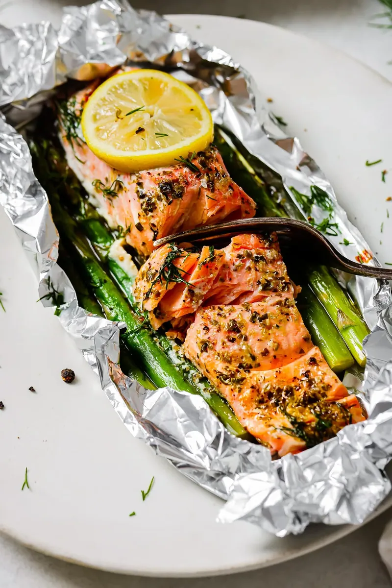 Baked Salmon in Foil