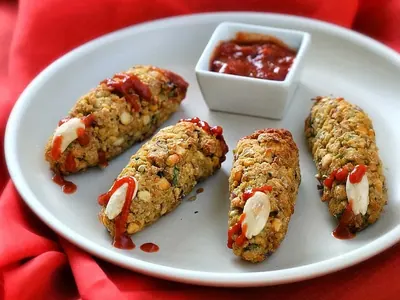 Baked Falafel Fingers