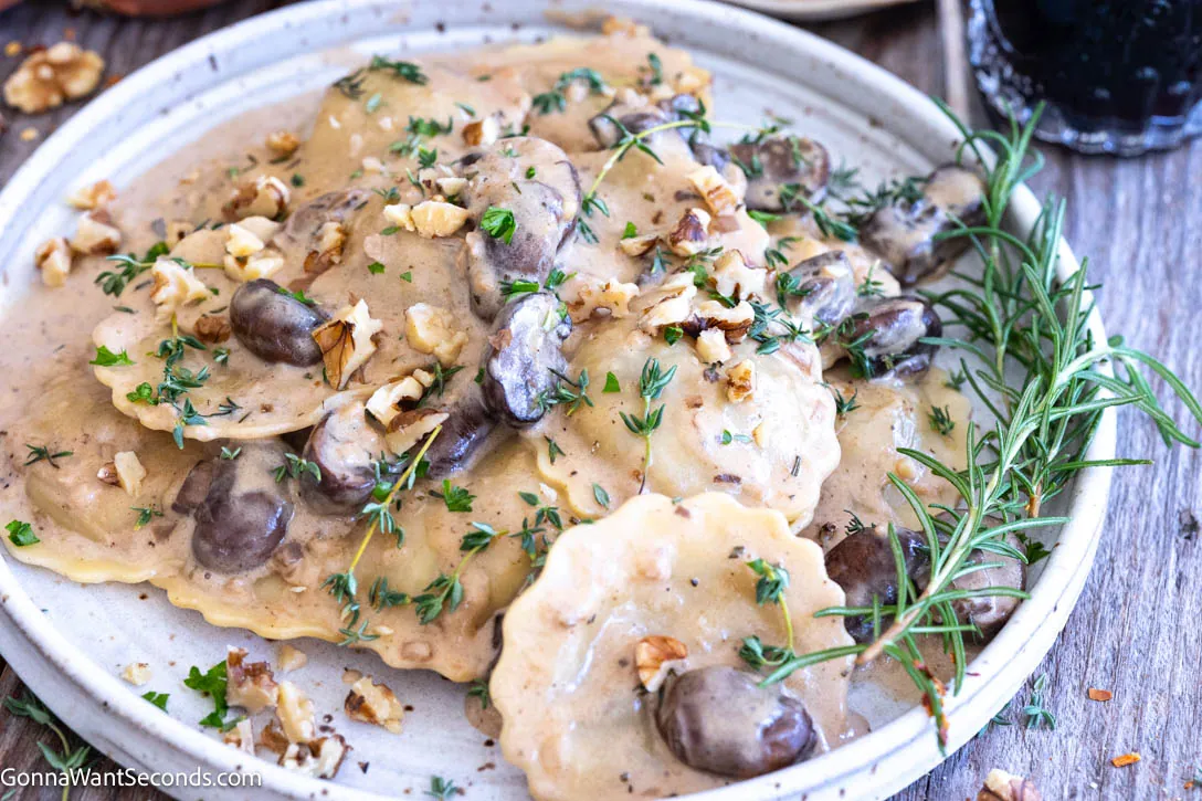 Mushroom Ravioli