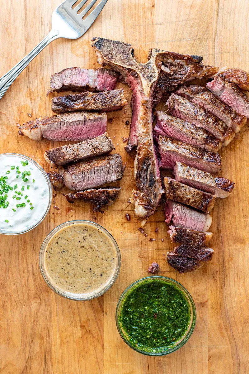 Porterhouse Steak With Chimichurri