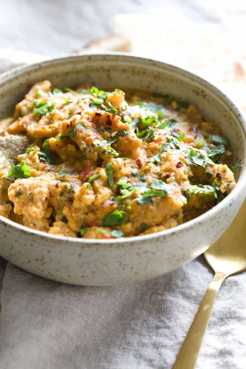 Instant Pot Methi Soy Curl Curry