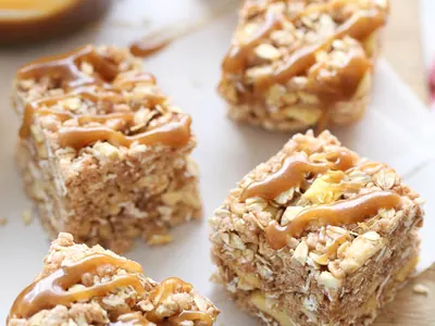 Apple Oatmeal Cereal Treats