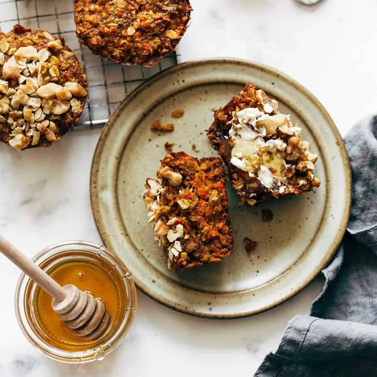 Healthy Carrot Muffins