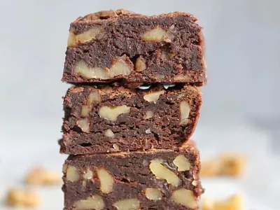 Fudgy Avocado Brownies
