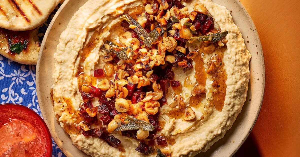 Beetroot Sage Hummus