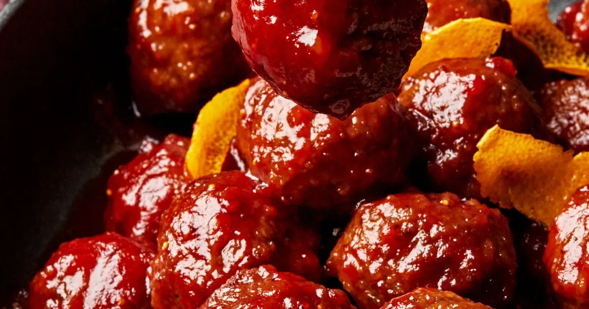 Fig Jam Chicken Meatballs