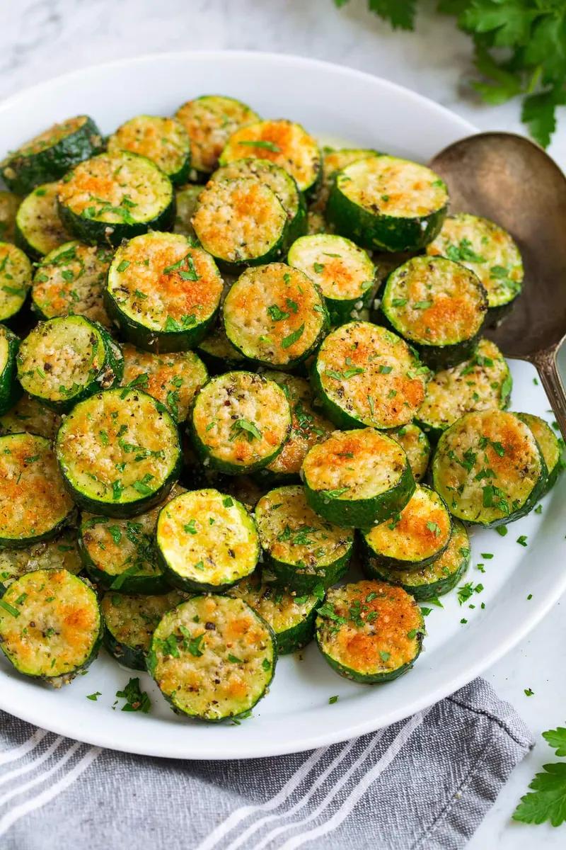 Garlic Parmesan Zucchini