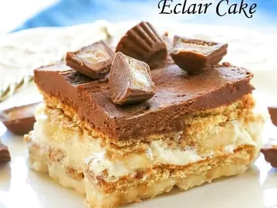 Peanut Butter Éclair Cake