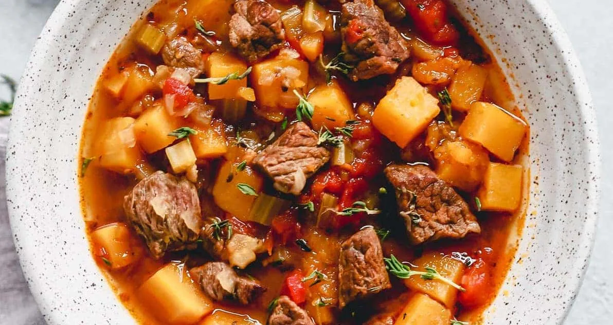 Instant Pot Vegetable Beef Soup