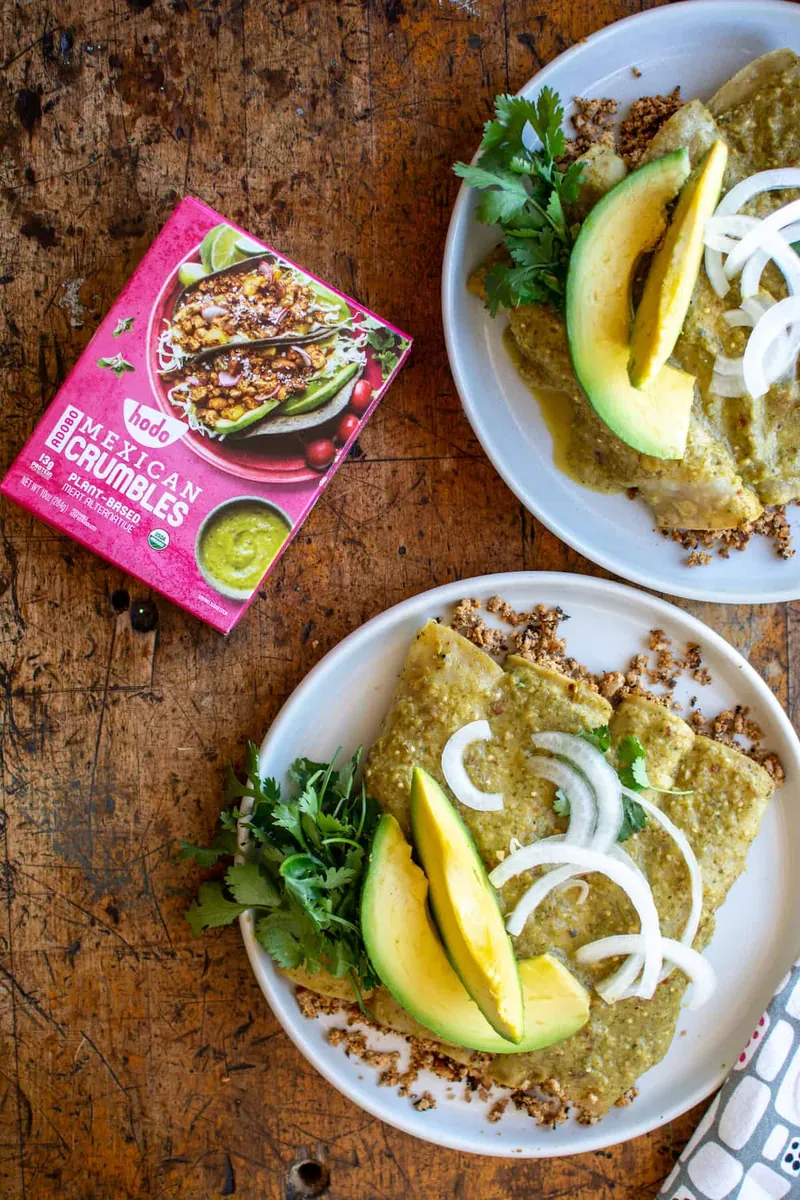 Spicy Vegan Enchiladas
