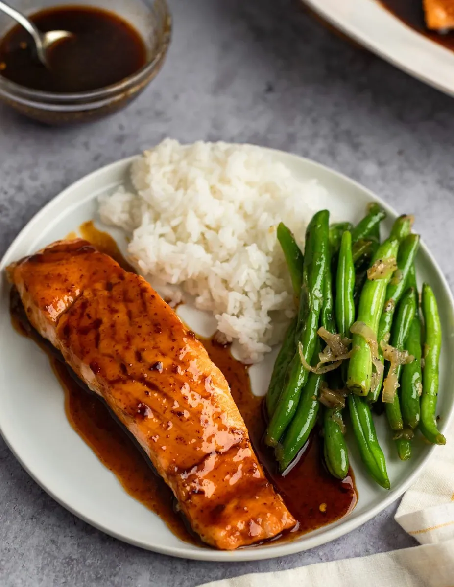 Pan-Seared Salmon with Glaze