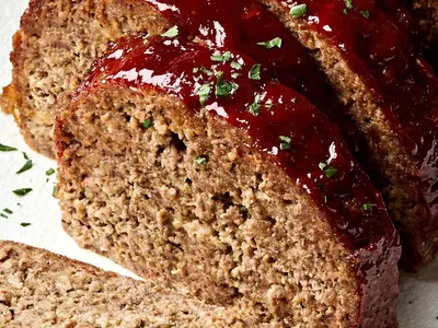 Classic Meatloaf with ground beef