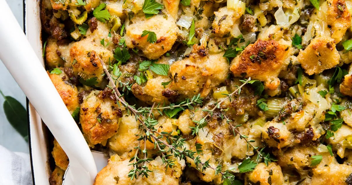 Sausage Stuffing with italian