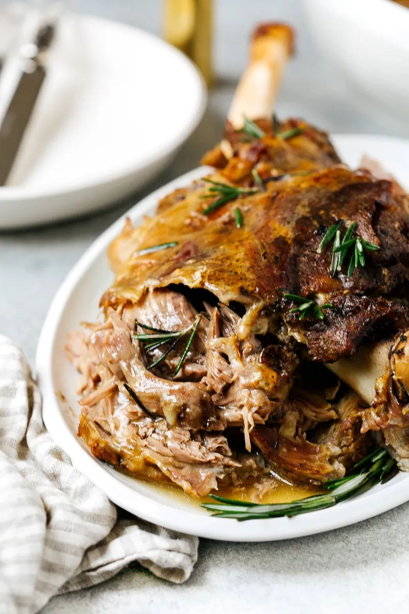 Slow Roasted Leg of Lamb