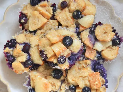 Blueberry French Toast Muffins