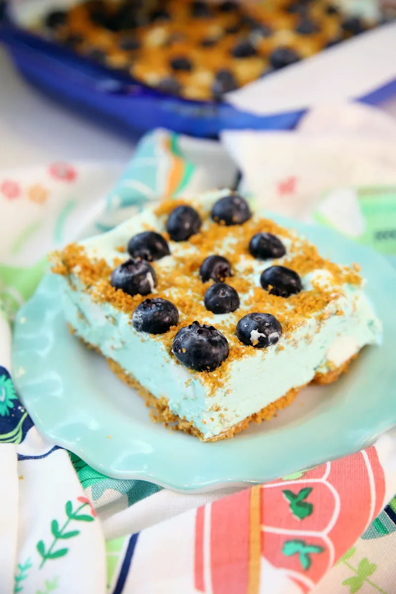 Blueberry Fluff Cheesecake