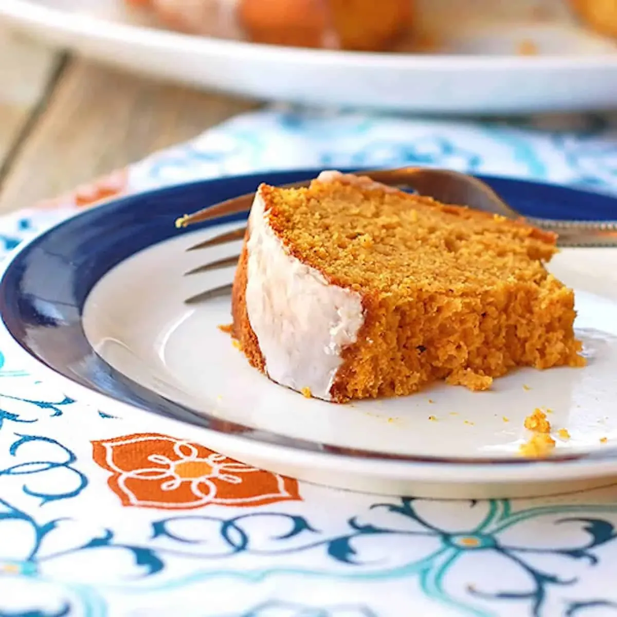 Pumpkin Bundt Cake with canned pumpkin