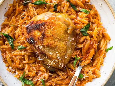 One-Pot Chicken Orzo
