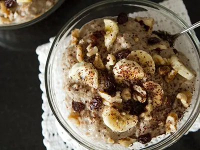 Banana Bread Steel Cut Oats