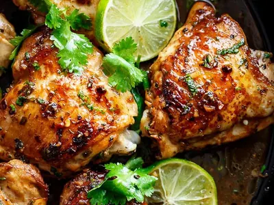 Crispy Cilantro Lime Chicken