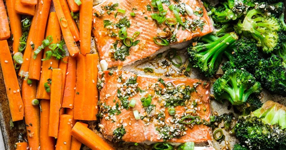 Sheet Pan Salmon Dinner
