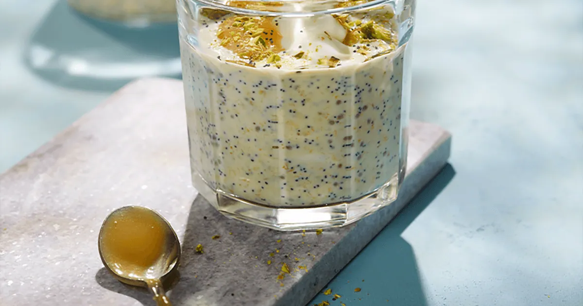 Lemon Poppy Seed Overnight Oats