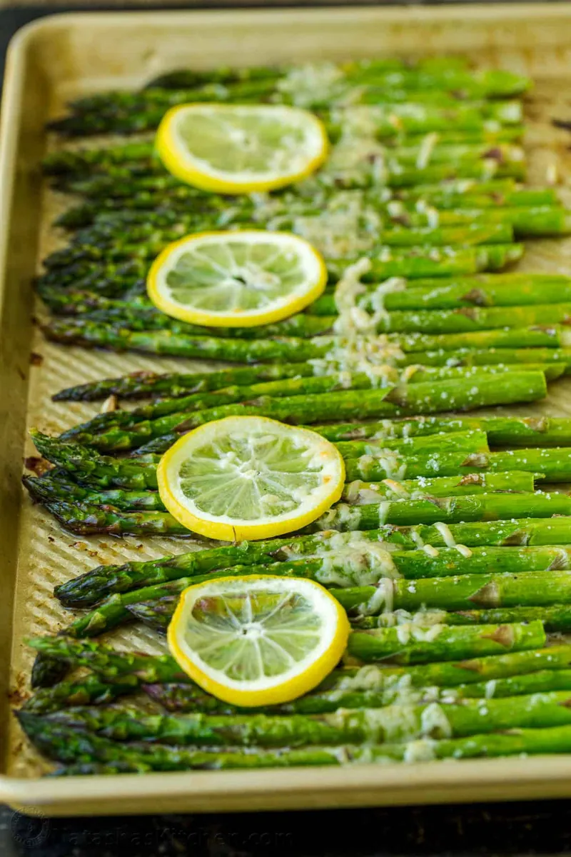 Roasted Asparagus with butter