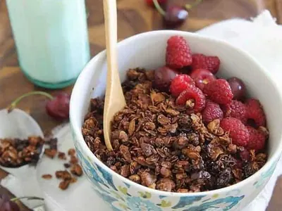 Tart Cherry Chocolate Granola