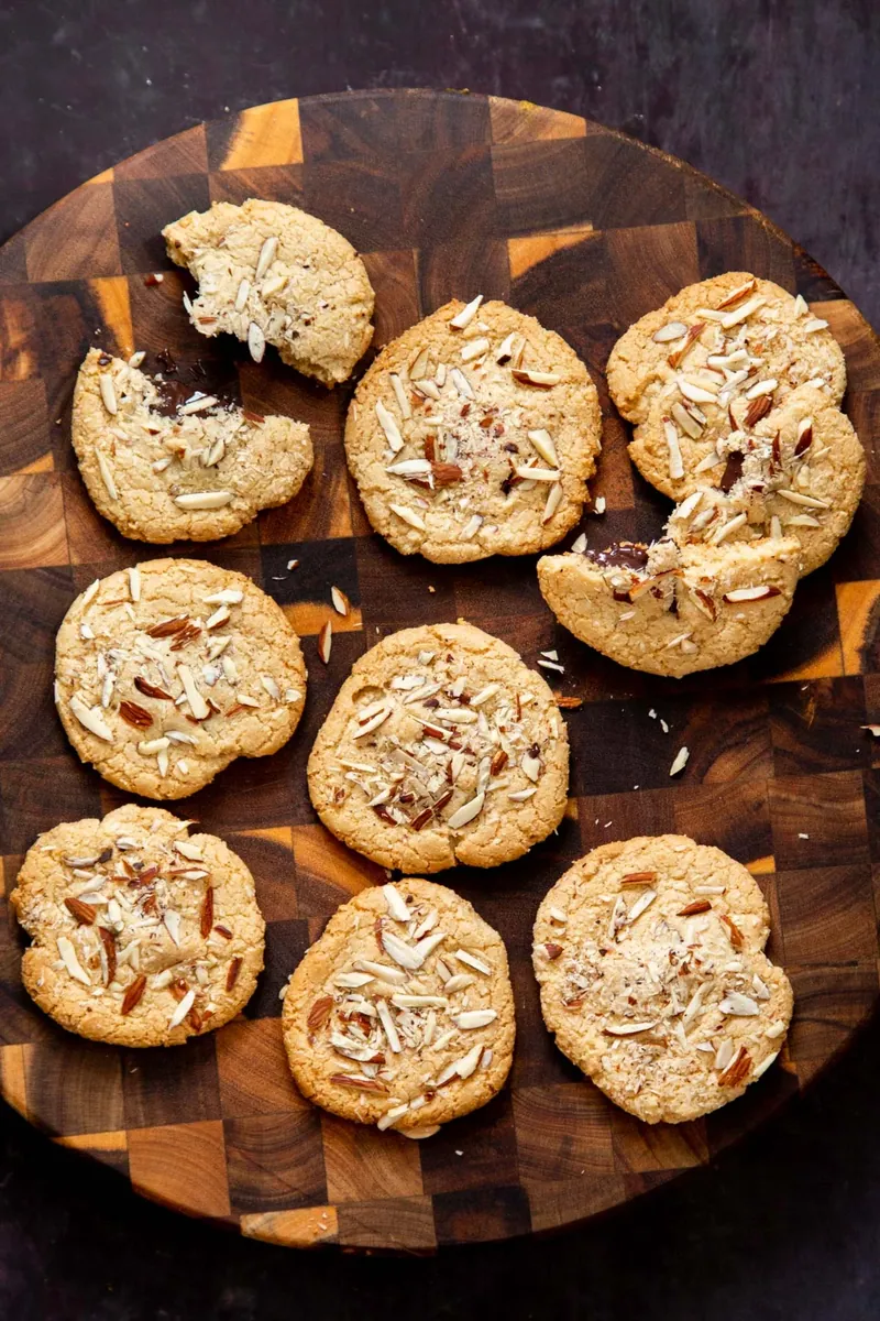 Almond Coconut Chocolate Cookies