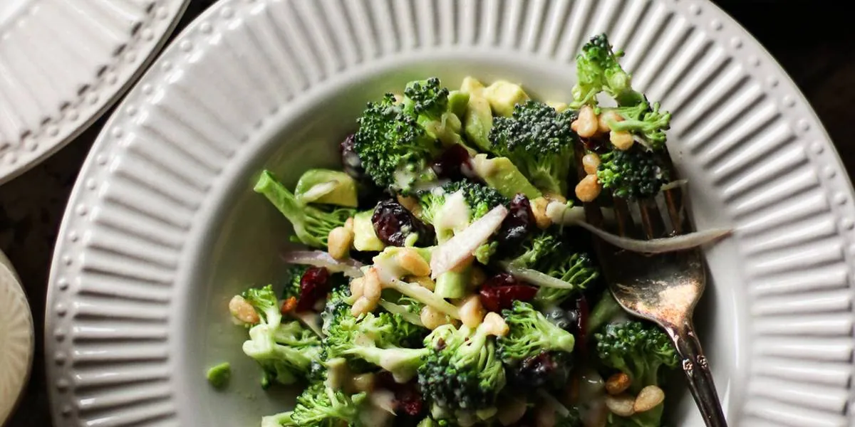 Broccoli Salad with avocados