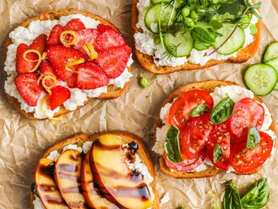Lemon Ricotta Toast