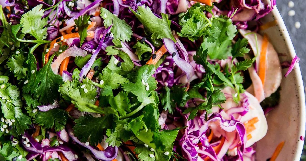 Asian Slaw With Sriracha
