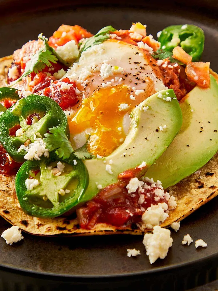 Huevos Rancheros with salsa