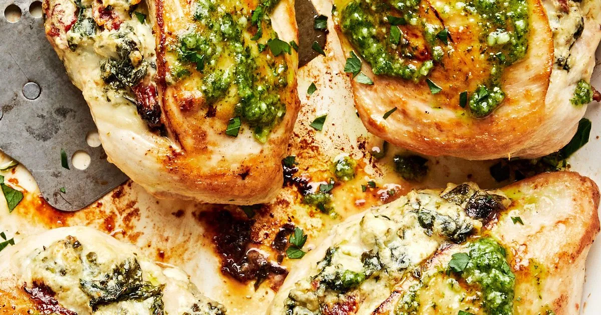 Stuffed Chicken Breast with cream cheese