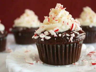 Peppermint Chocolate Cupcakes