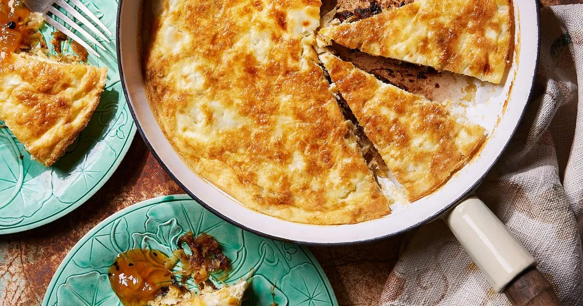 Mango Chutney Onion Frittata