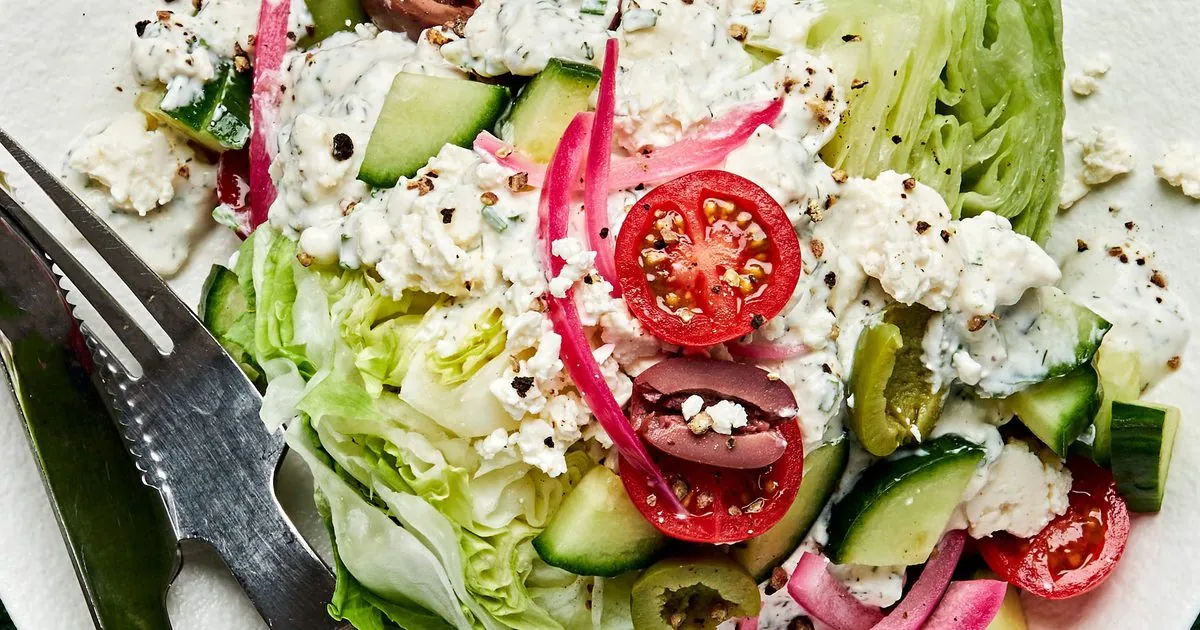 Mediterranean Wedge Salad