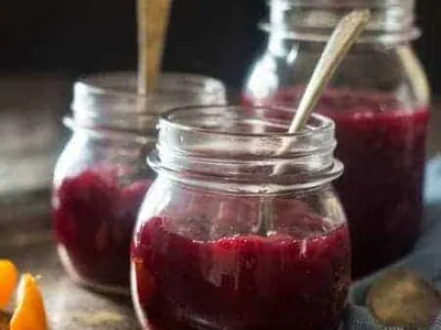 Maple Orange Cranberry Sauce