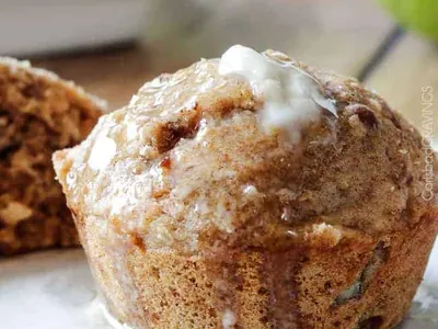 Coconut Pecan Pear Muffins