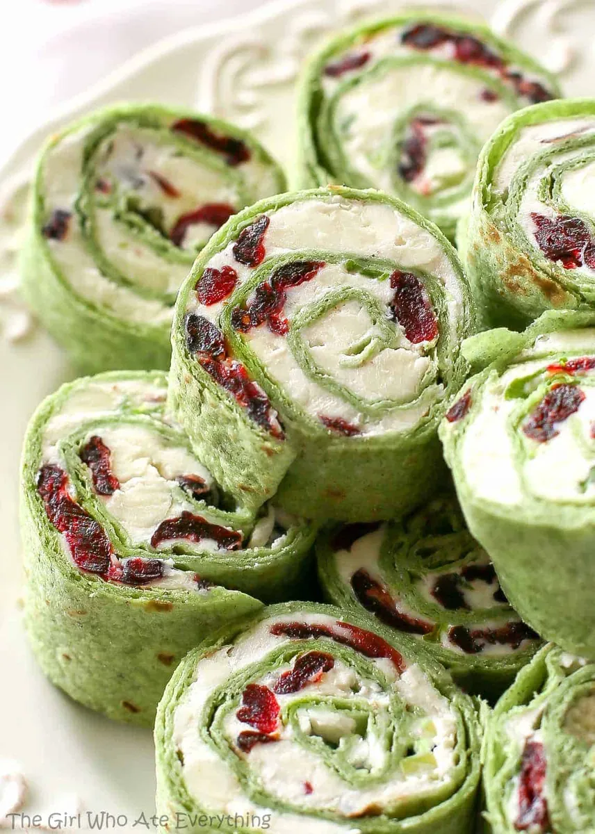 Cranberry Feta Pinwheels