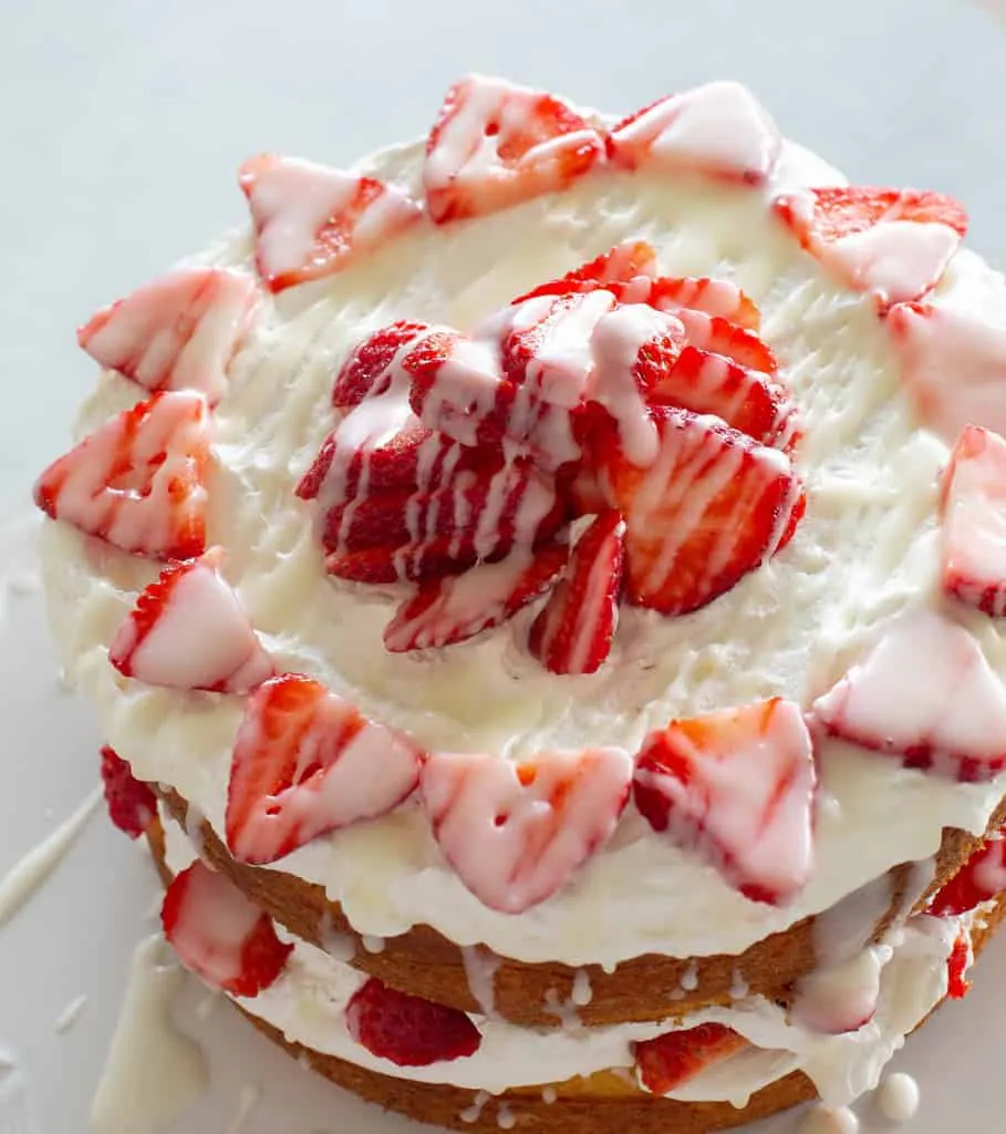 Strawberry Almond Shortcake