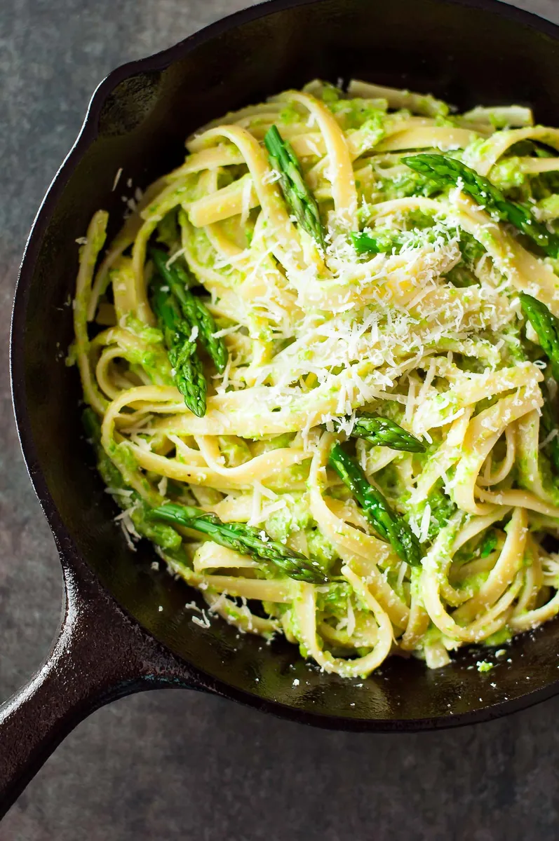 Asparagus Alfredo Pasta