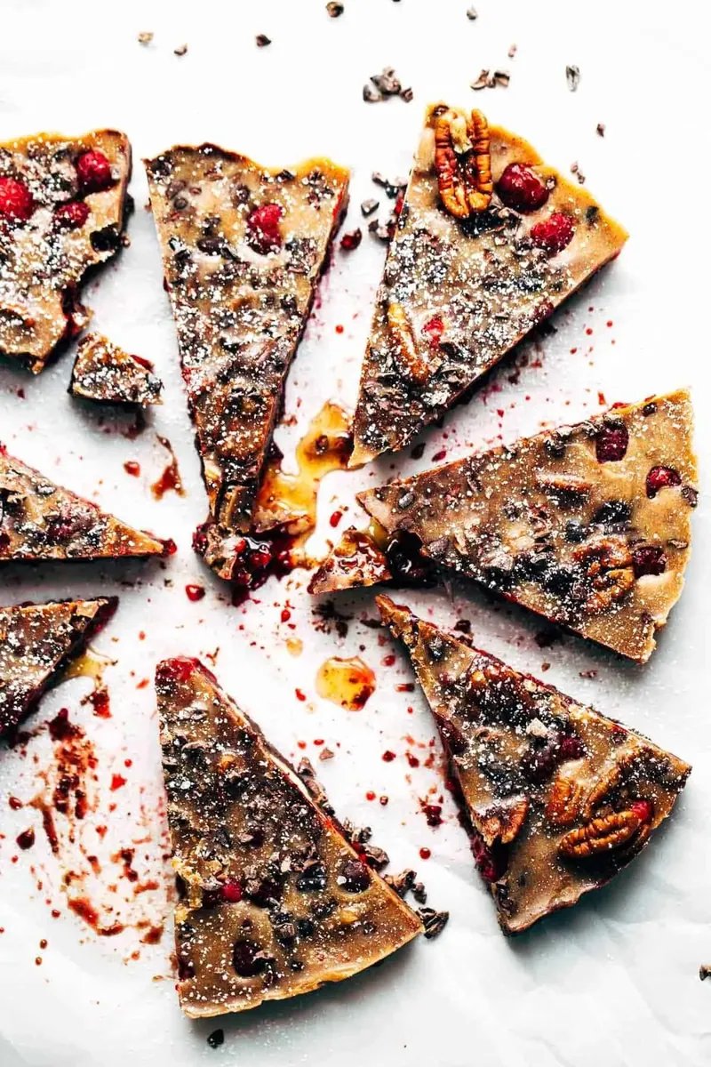 Chocolate Raspberry Almond Bars