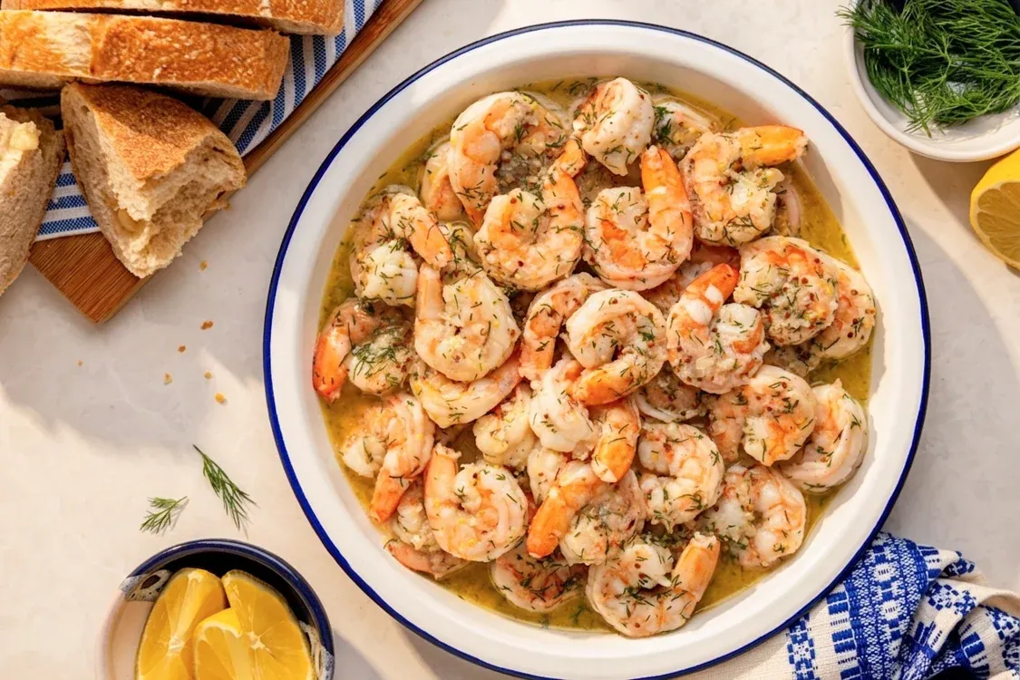 Buttery Shrimp with Dill