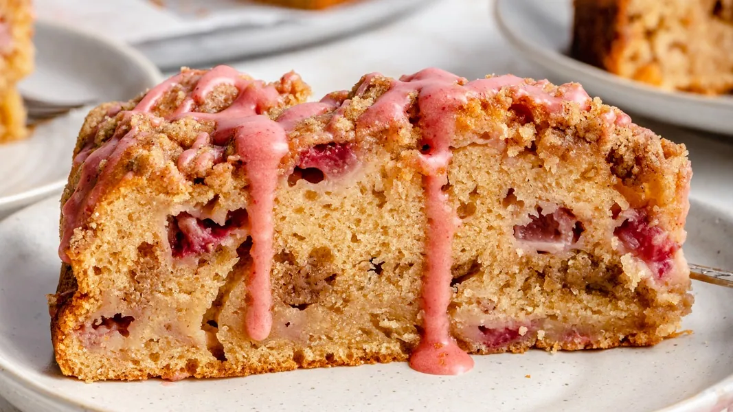 Brown Butter Strawberry Cake