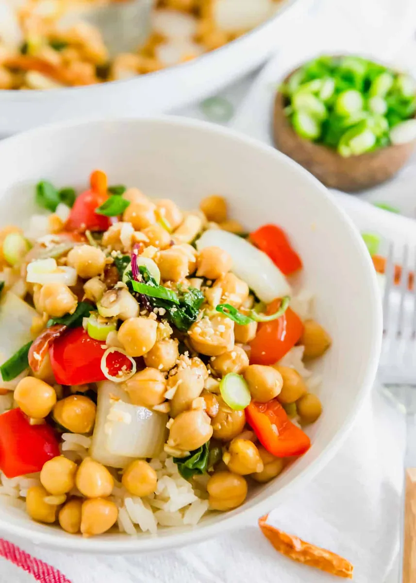 Kung Pao Chickpeas