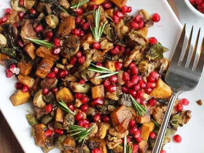 Maple Balsamic Brussels Sprouts